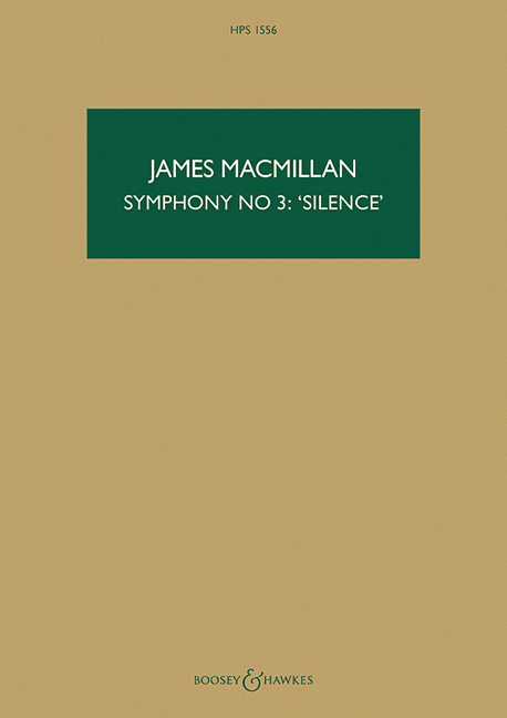 Symphony No.3: 'Silence' (Study score)