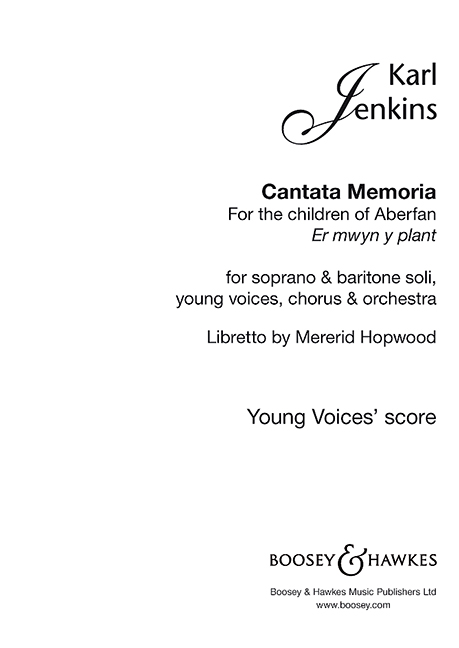 Cantata Memoria (Choral score)