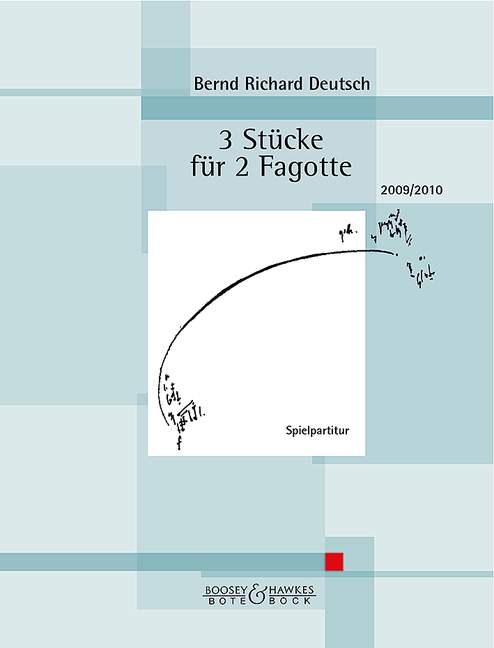 3 Stücke Für 2 Fagotte Nr. 27 (Full Score)