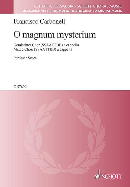 O Magnum Mysterium (Choral score)