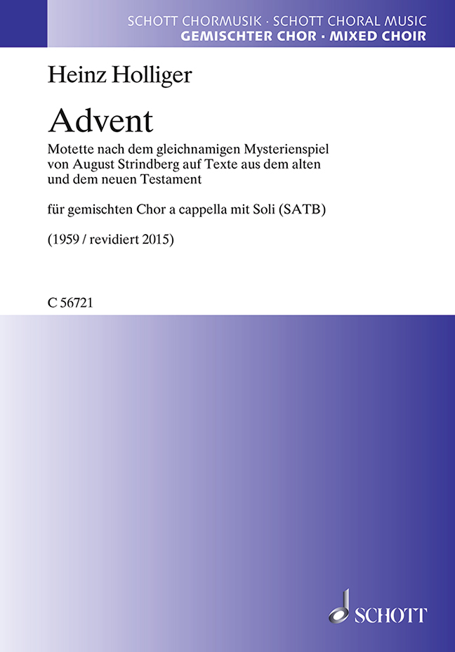 Advent (Choral score)