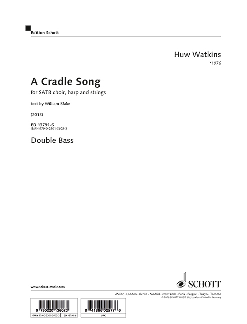 A Cradle Song (Double bass part)