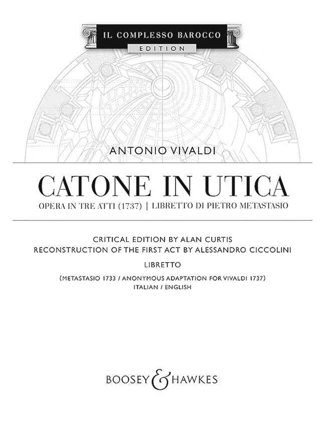 Catone In Utica (text/libretto, critical edition)