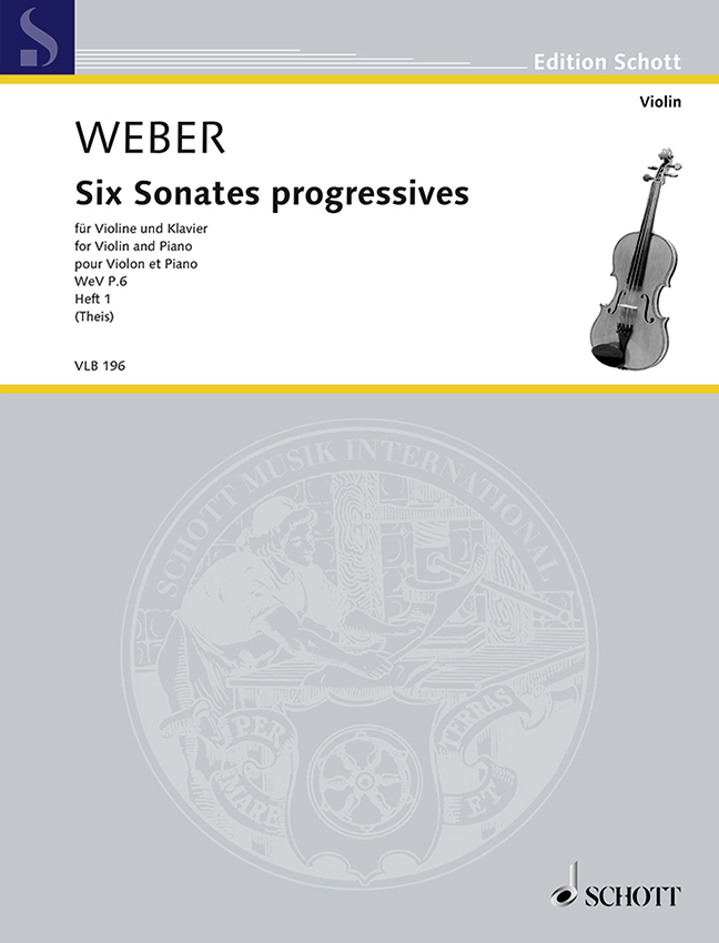 Six Sonates Progressives WeV P.6 Heft 1