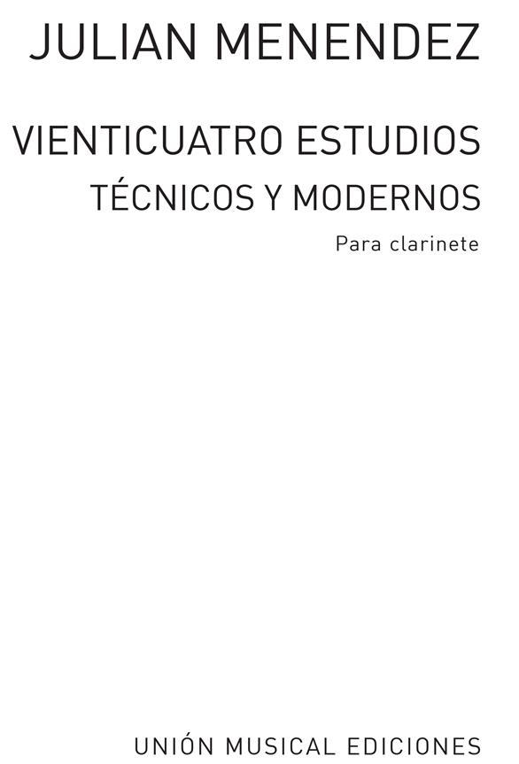 24 Estudios Tecnicos y Modernos para Clarinete