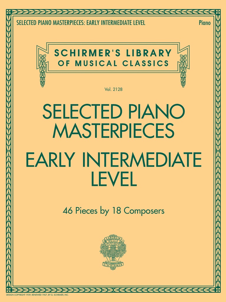 Selected Piano Masterpieces (Early Intermediate)