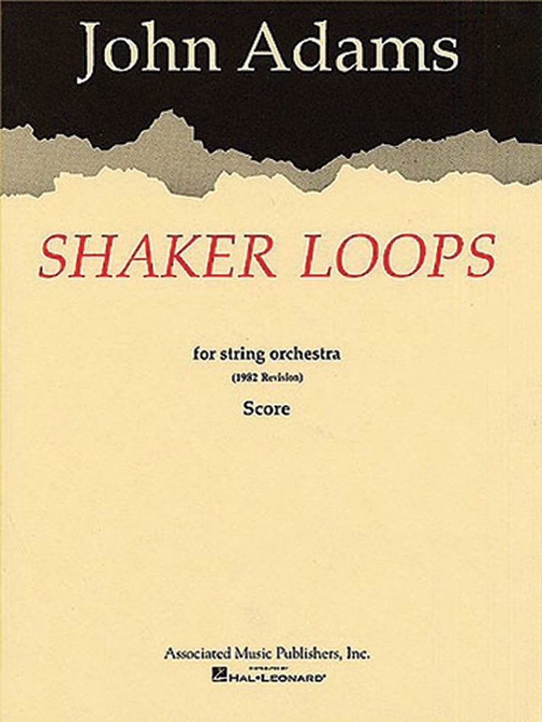 Shaker Loops (revised - study score)