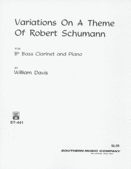 Variations On a Theme of Robert Schumann