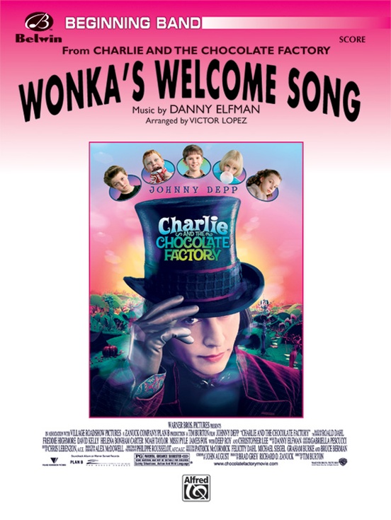 Wonka's Welcome Song (Score & parts)