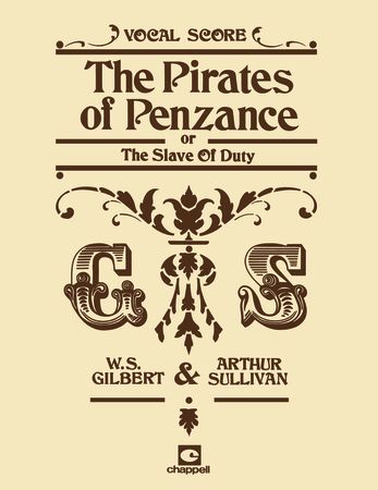 The Pirates Of Penzance (Vocal score)