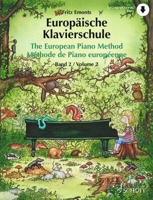 Europaische Klavierschule - Band 2 (Buch & online media)