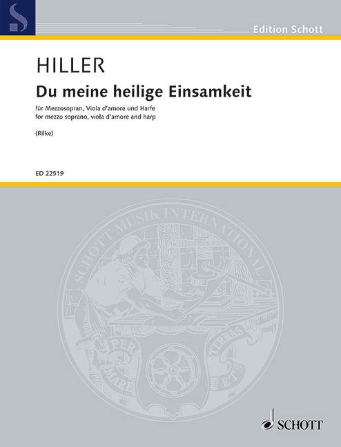 Du Meine Heilige Einsamkeit (Score & parts) (High voice)