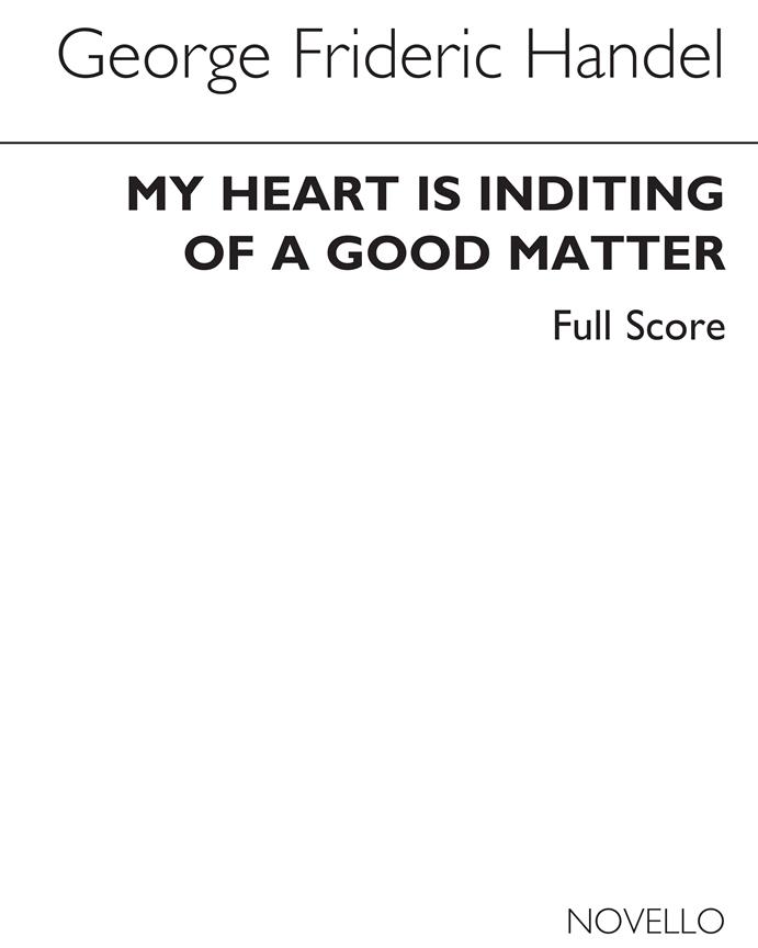 My Heart Is Inditing (Full score)