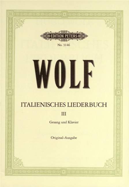 Italienisches Liederbuch - Band 3