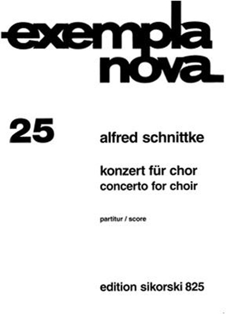 Concerto for Choir (Choral score)