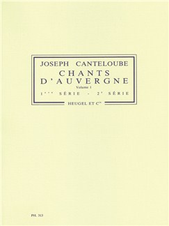 Chants d'Auvergne - Vol.1 (Score)