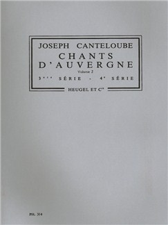 Chants d'Auvergne - Vol.2 (Score)