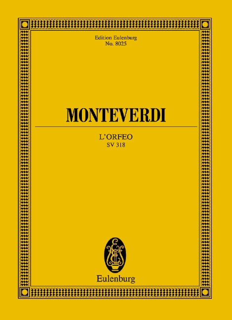 L'Orfeo, Favola in Musica SV.318 (Study score)