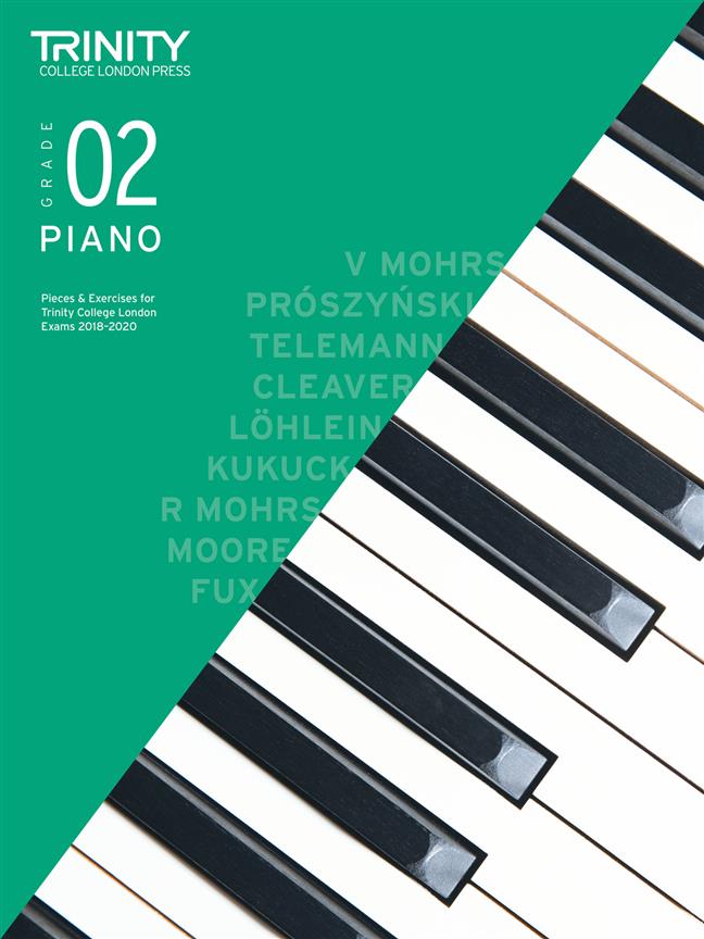 Trinity Piano Exam Pieces & Exercises 2018 - 2020 (Grade 2)