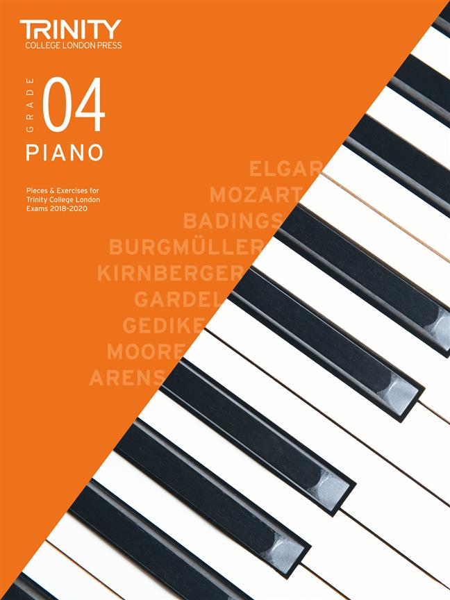 Trinity Piano Exam Pieces & Exercises 2018 - 2020 (Grade 4)