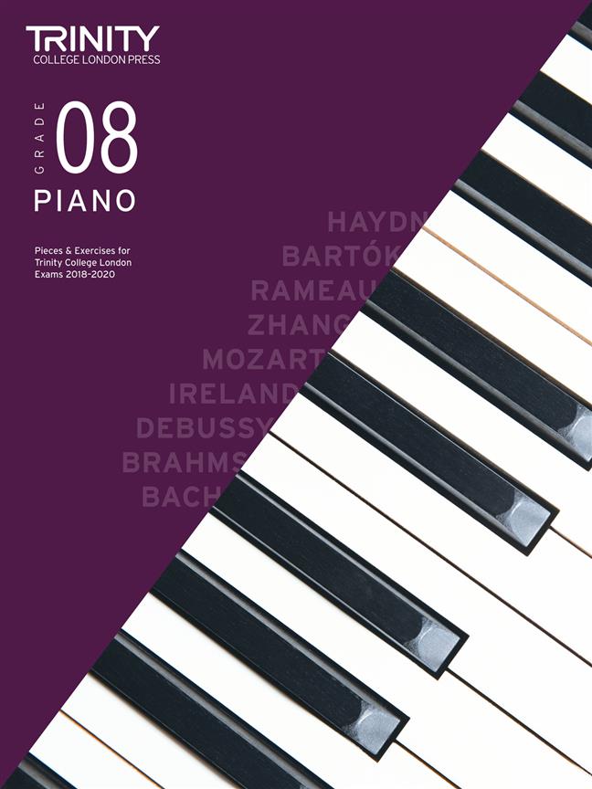 Trinity Piano Exam Pieces & Exercises 2018 - 2020 (Grade 8)