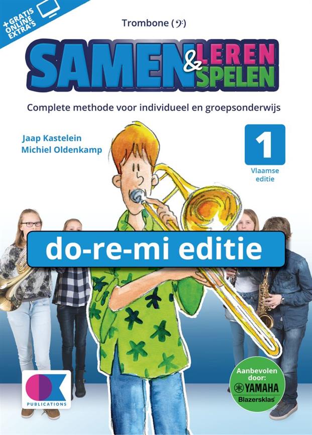 Samen Leren Samenspelen - Vol.1 (Do-re-mi editie Trombone fasleutel)