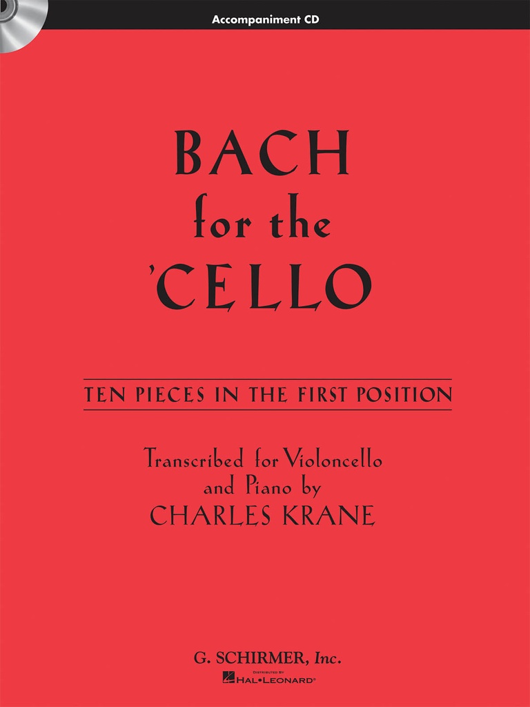 Bach for the Cello (Cd only)