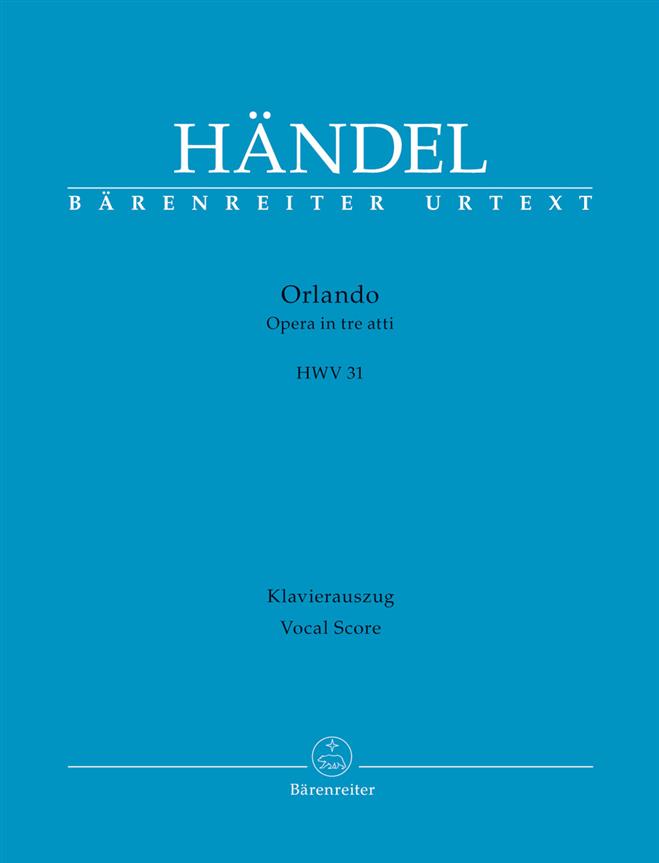 Orlando, HWV.31 (Vocal score)