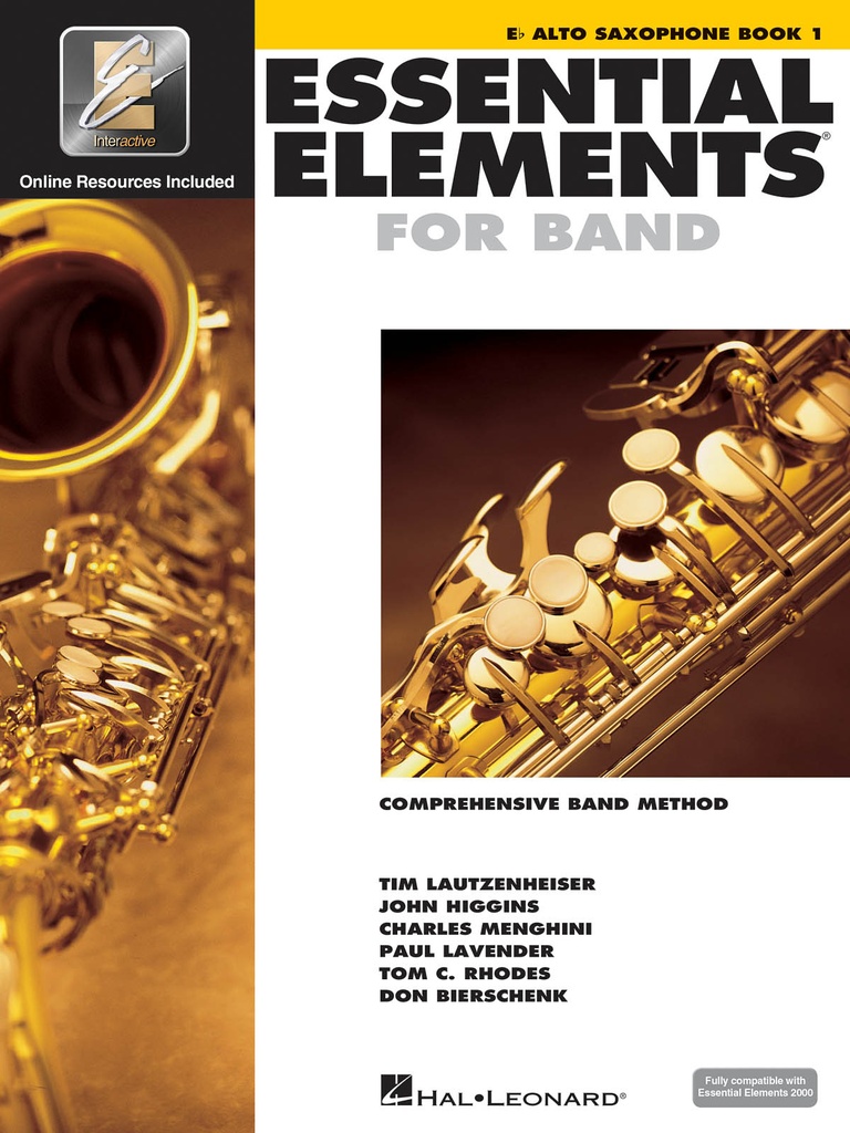 Essential Elements for Band (Alto saxophone) - Vol.1 with EEi