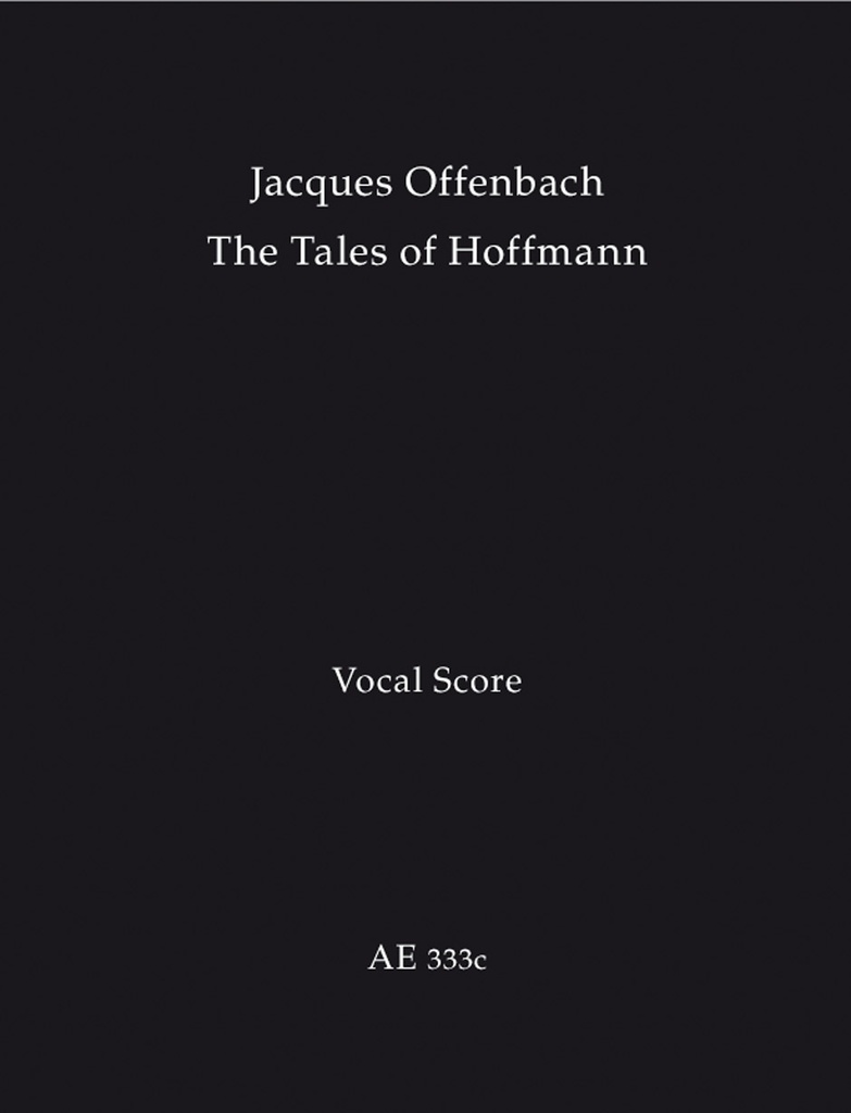 Les Contes d'Hoffmann (Vocal score - English/french)