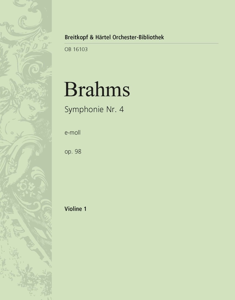 Symphony No.4 in E minor, Op.98 (Violin 1)