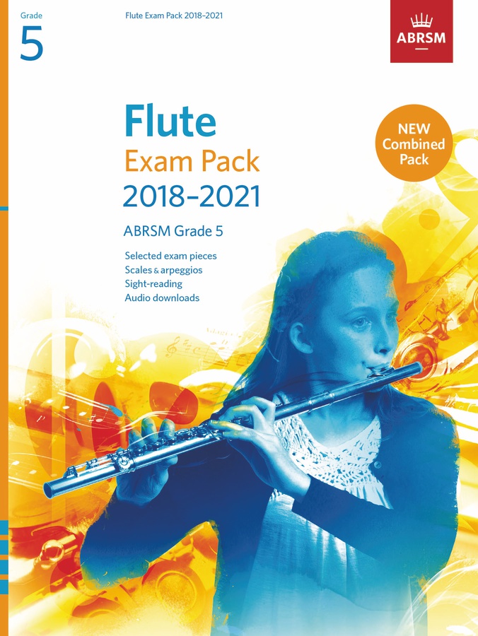 Flute Exam Pack 2018-2021 - Grade 5 (Score & part)