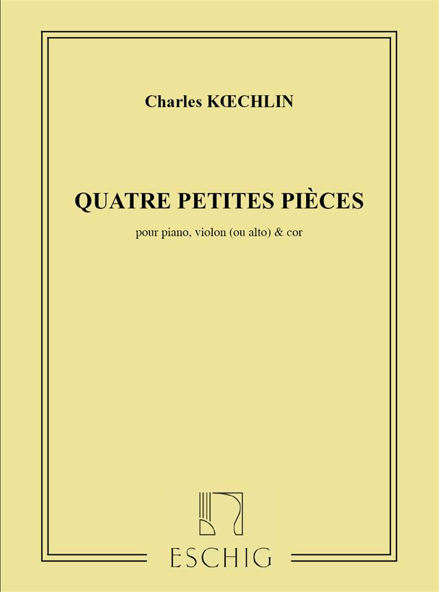 4 Petites Pièces, Op.32