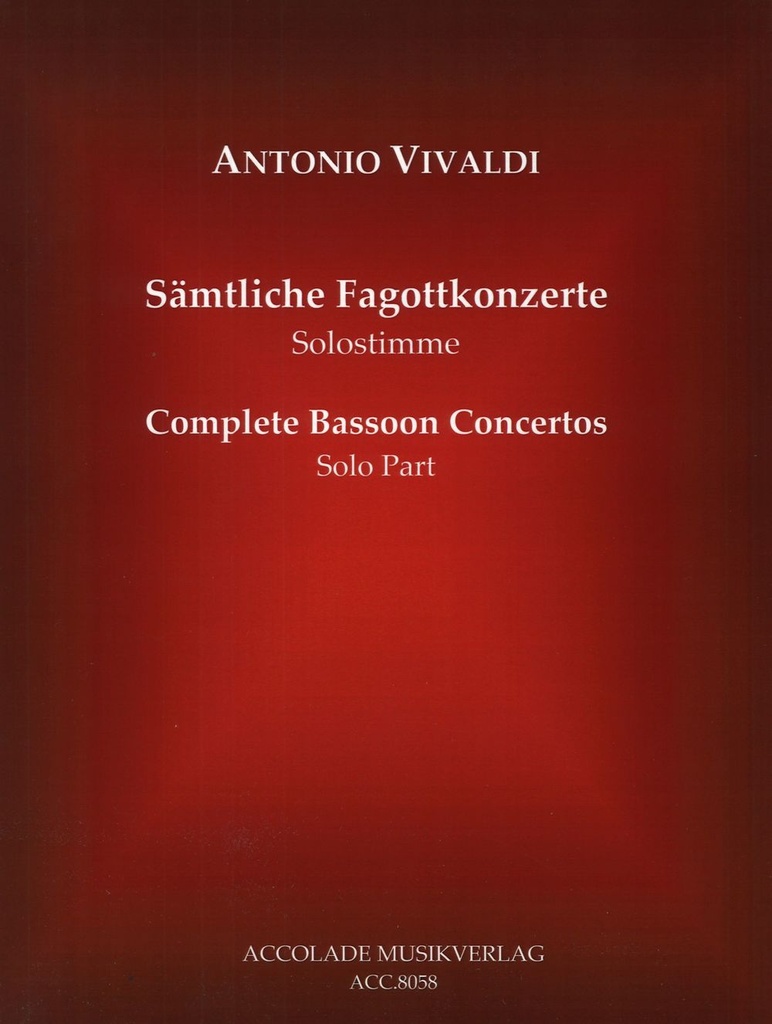 Complete Bassoon Concerti (Only solo parts)