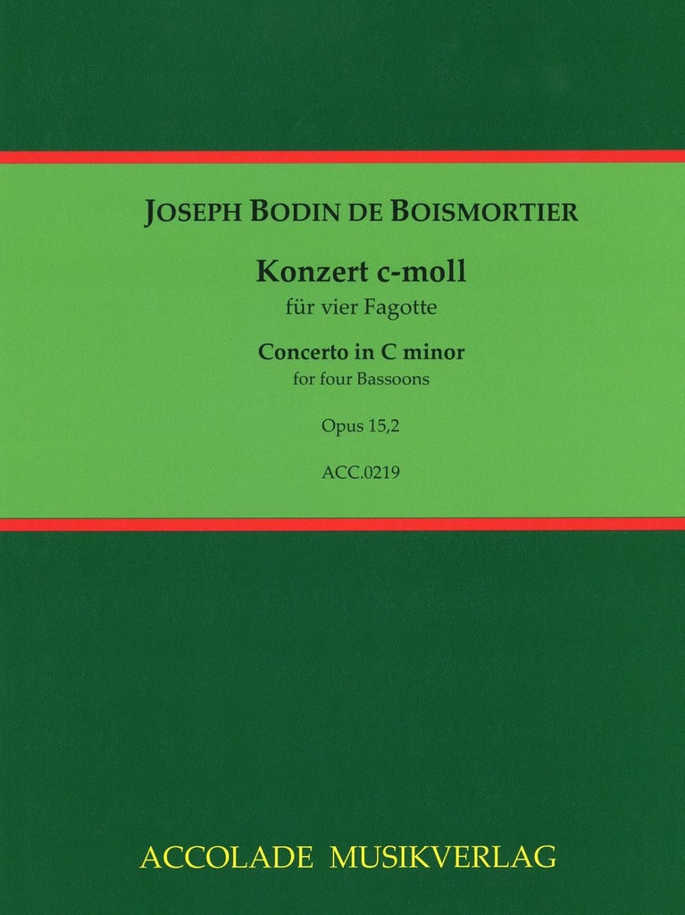 Concerto c minor, Op.15/2 (Score & parts)