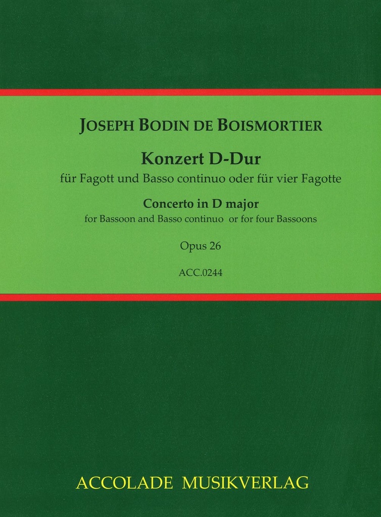 Concerto in D major, Op.26