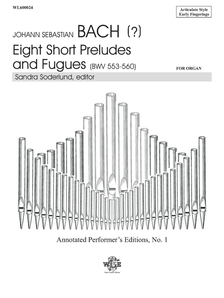 8 Short Preludes and Fugues, BWV.553-560