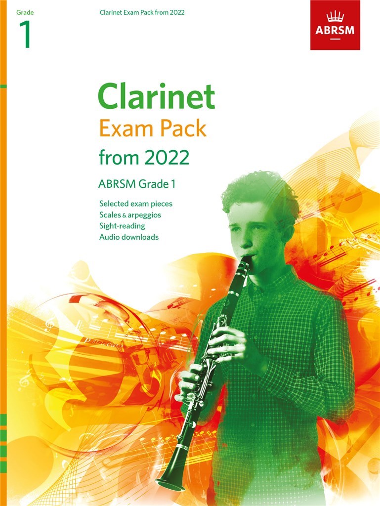 Clarinet Exam Pack from 2022 - Grade 1 (Score & part)