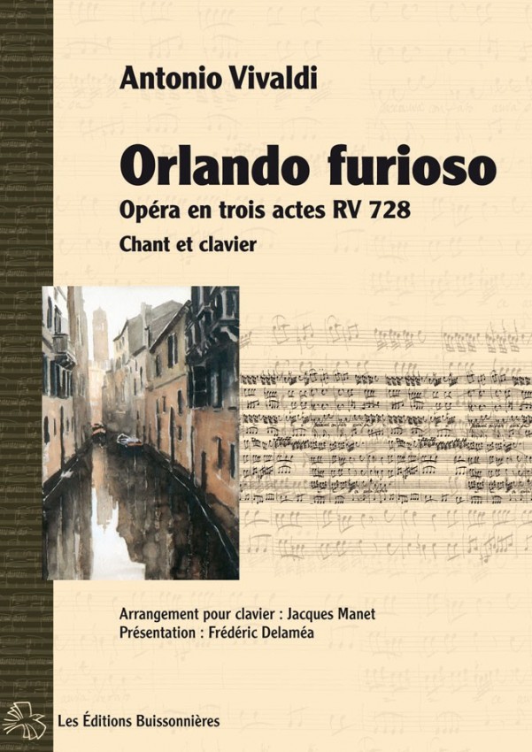 Orlando Furioso, RV.728 (Vocal score)