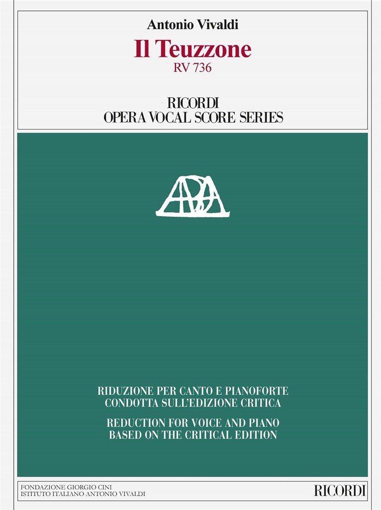 Il Teuzzone, RV.736 (Vocal score)