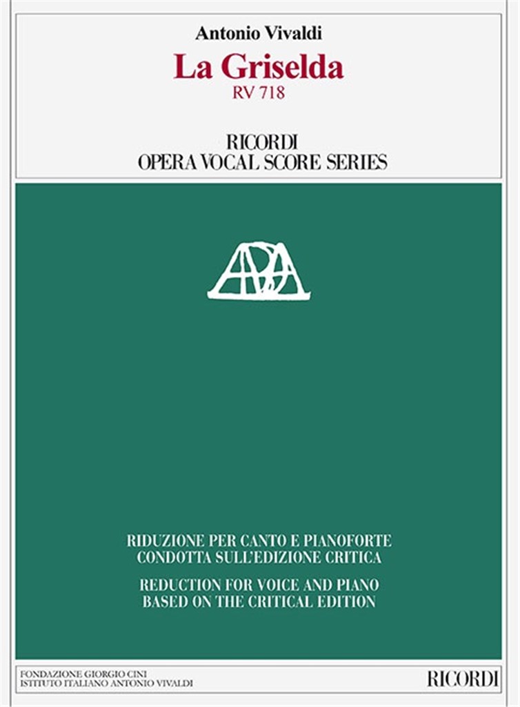 La Griselda, RV.718 (Vocal score)