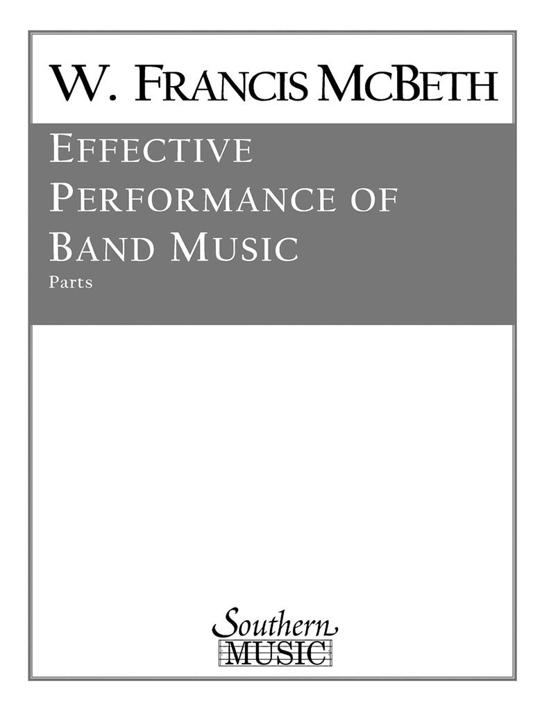 Effective Performance of Band Music (Conductor)