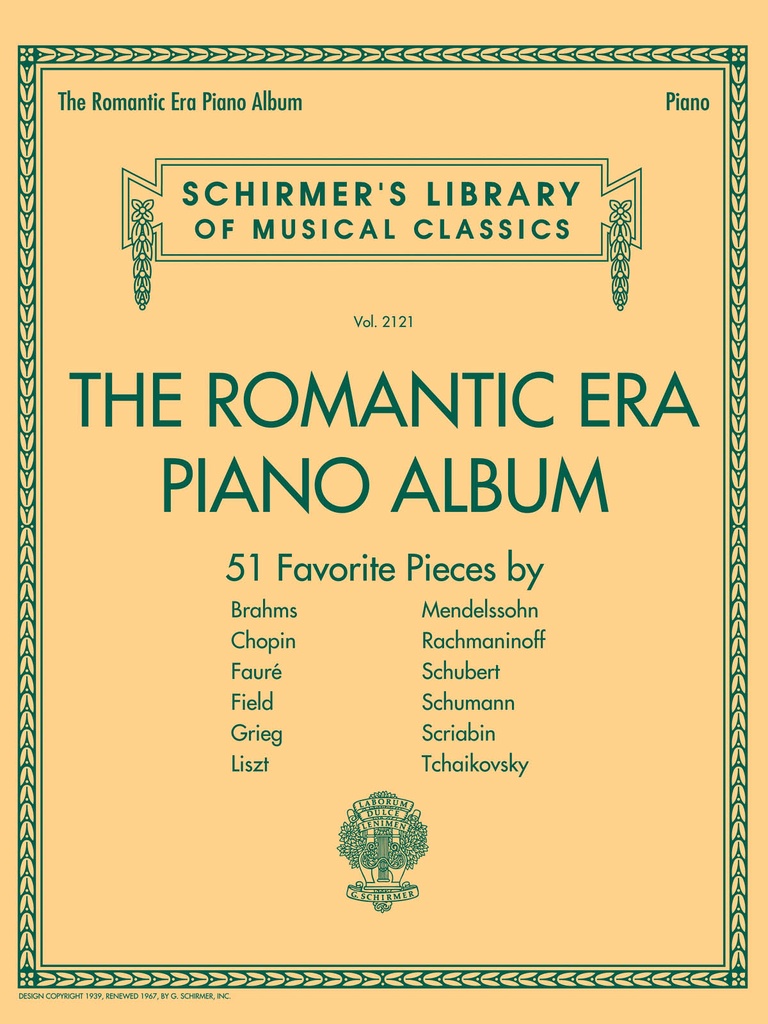 The Romantic Era Piano Album