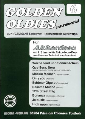 Golden Oldies für Akkordeon - Vol.6