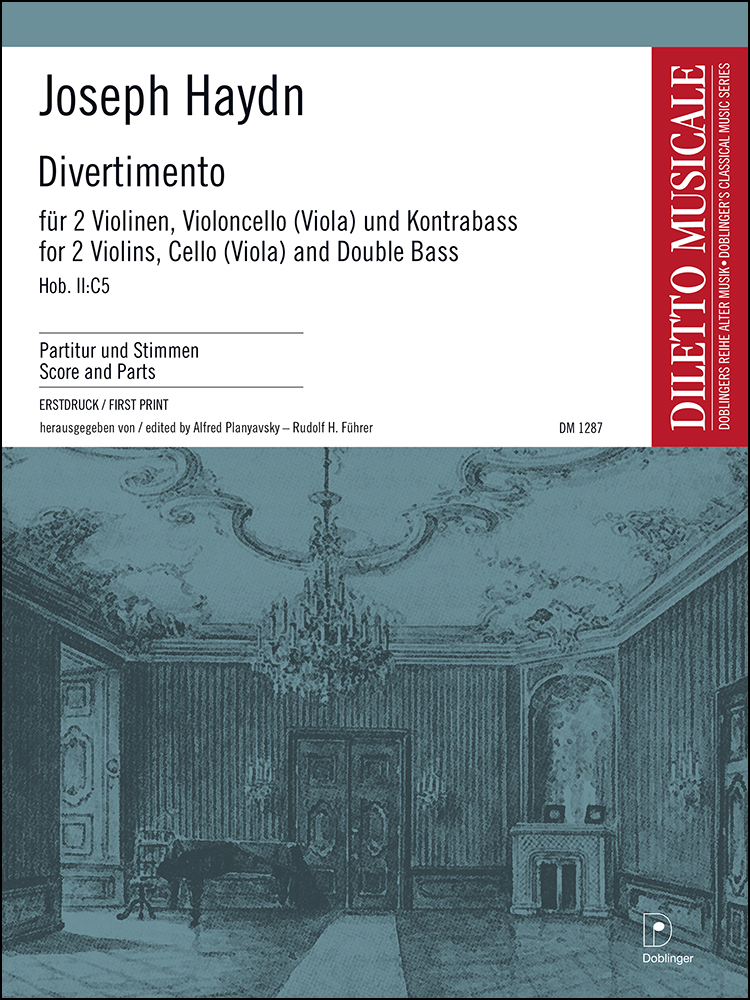 Divertimento in C, Hob.II/5c (Score & parts)