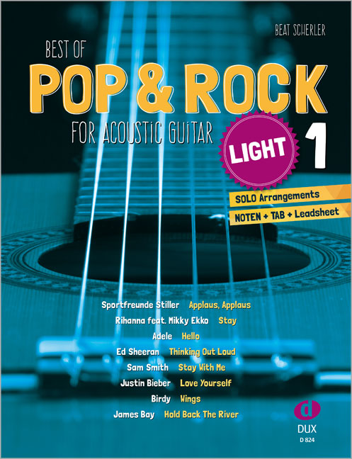 Best of Pop & Rock for Acoustic Guitar Light - Vol.1