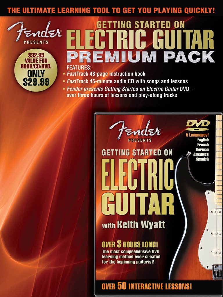 Fender Presents Getting Started on Electric Guitar (Premium pack)