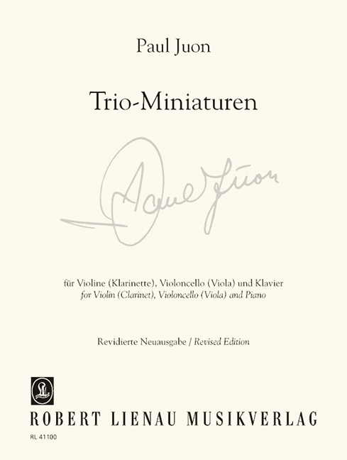 Trio Miniatures, Op.18 & 24