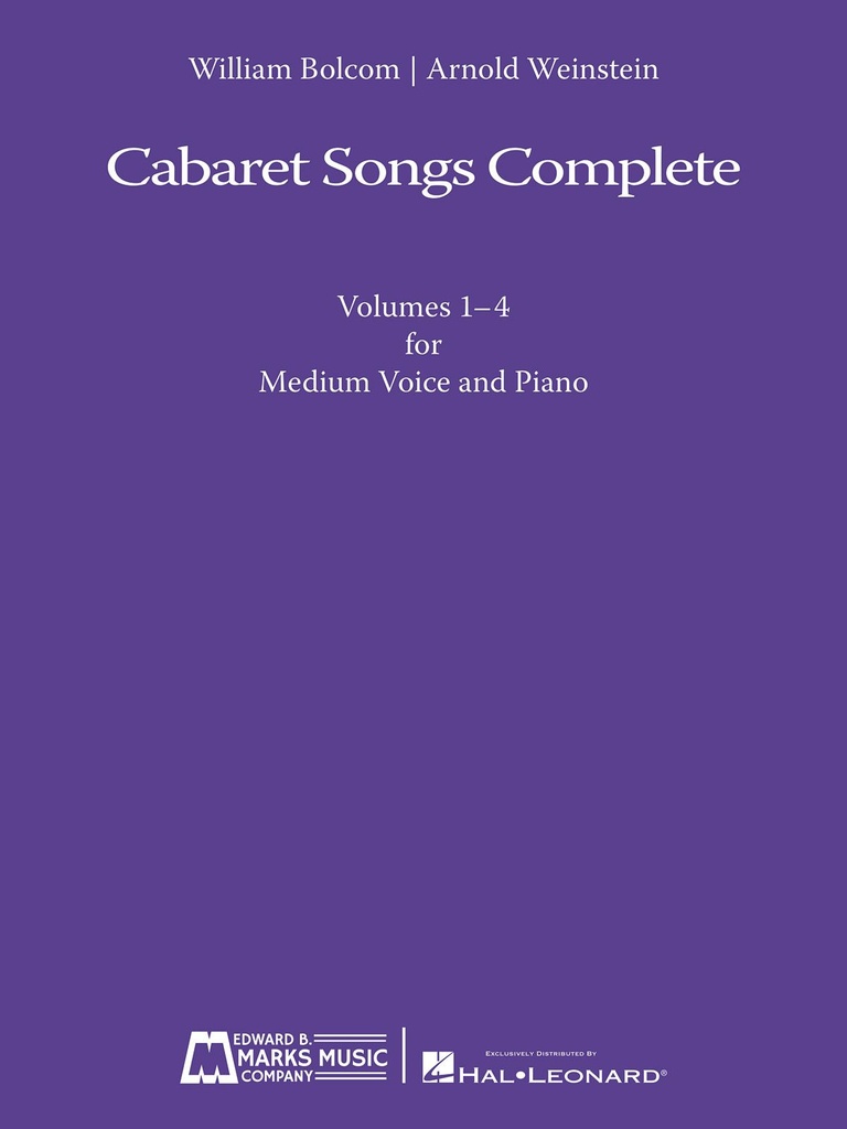 Cabaret Songs Complete - Vol.1 - 4