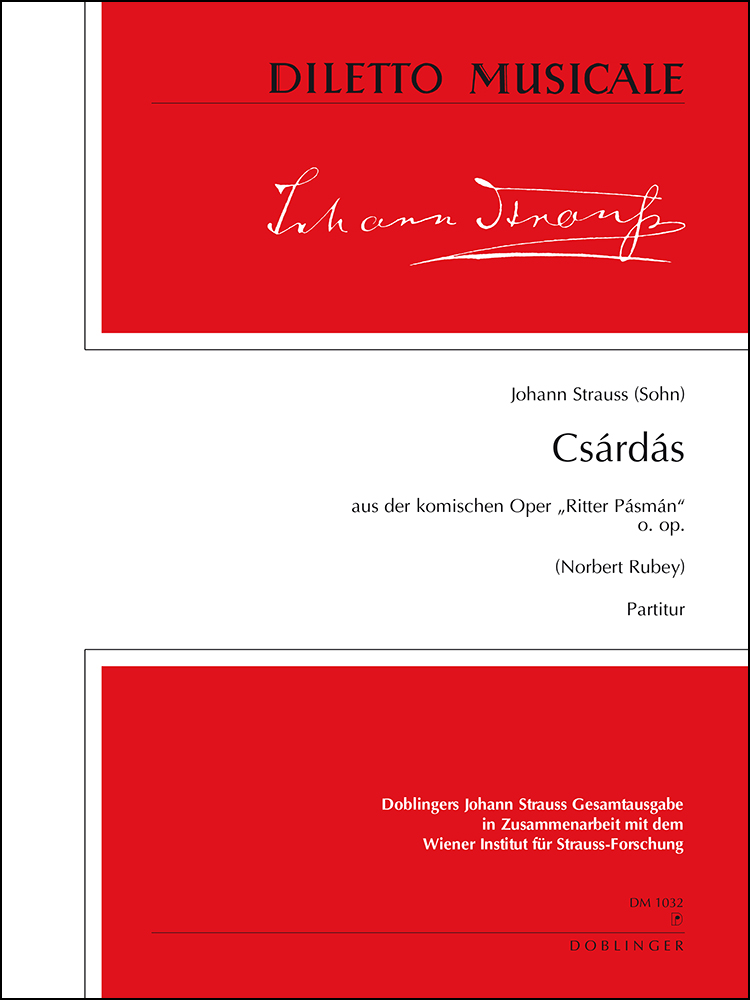 Csardas aus Ritter Pasman (Full score)